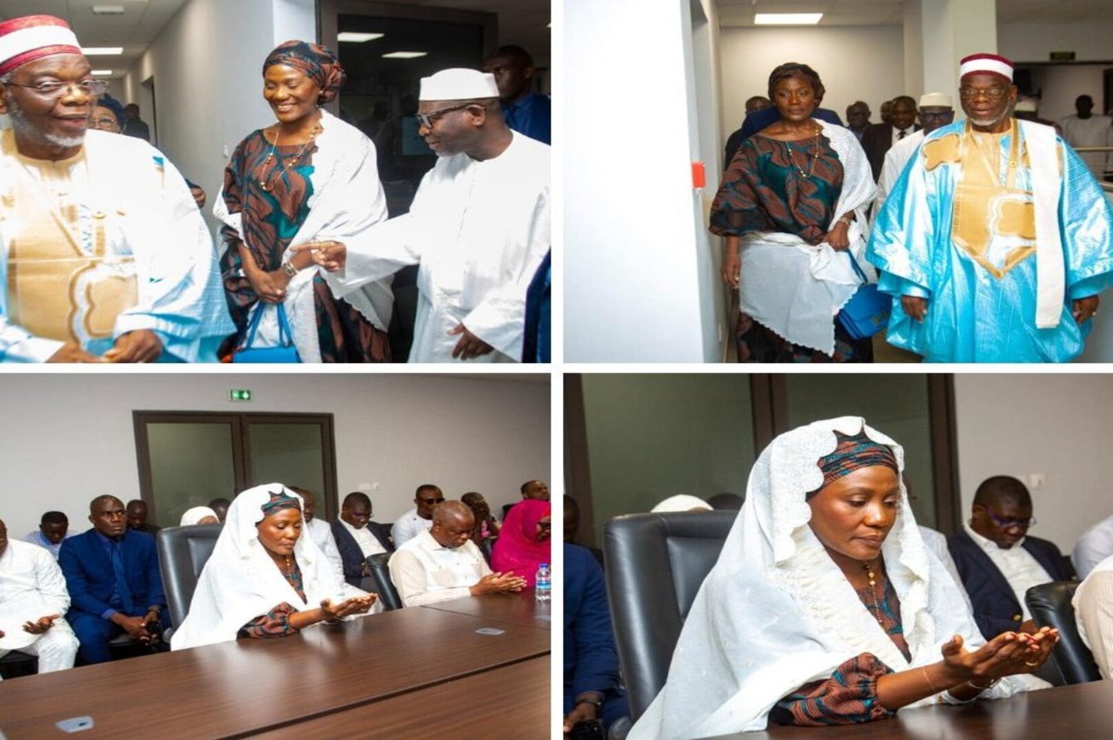 Nady Bamba Gbagbo Receives Blessings from Cheick Aïma Ousmane Diakité